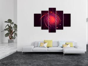 Moderný obraz abstrakcie (150x105 cm)