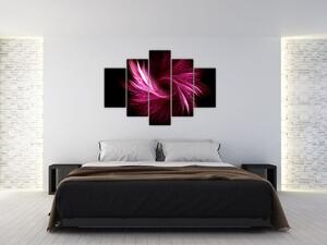 Obraz - ružová abstrakcia (150x105 cm)