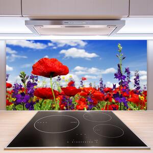 Nástenný panel  Kvety 100x50 cm