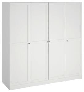 SKRIŇA S OTOČNÝMI DVERAMI, biela, 195,5/200/61,7 cm MID.YOU - Online Only zostavy, Online Only