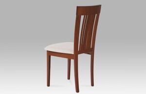 Jedálenská stolička BC-3940 látka / drevo Autronic Čerešňa