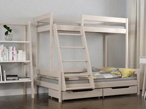 LU Borovicová poschodová posteľ s roštami RIO Rozmer: 200x120