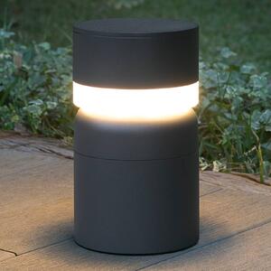 Soklové LED svietidlo Sete, tmavosivé