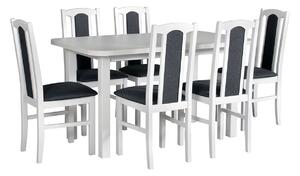 MEBLINE Stôl WENUS 2 + stoličky BOS 7 (6ks.) - súprava DX3
