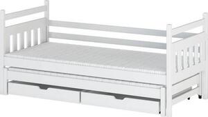 VÝSUVNÁ POSTEĽ, 90/200 cm, biela MID.YOU - Online Only detský nábytok, Online Only