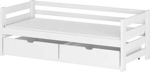 POSTEĽ S ÚLOŽNÝM PRIESTOROM, 90/200 cm biela MID.YOU - Online Only detský nábytok, Online Only