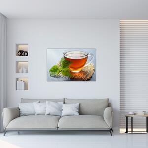 Obraz šálky s čajom (90x60 cm)