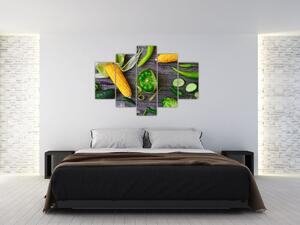 Obraz so zeleninou (150x105 cm)