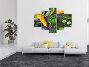 Obraz so zeleninou (150x105 cm)