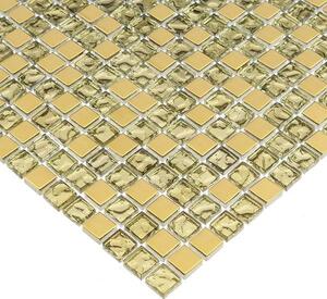 DUNIN - DD1 GOLD MIX 15 Sklenená mozaika DUNIN (30 x 30 cm / 1 ks)