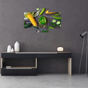 Obraz so zeleninou (90x60 cm)