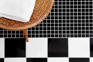 DUNIN - B&W Pure Black 15 Mramorové mozaiky DUNIN ( 30,5 x 30,5 cm / 1 ks )