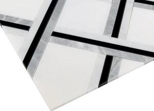 DUNIN - Manorial Carrara Pure White Quadron Mramorová mozaika DUNIN (30 x 30 cm / 1 ks)