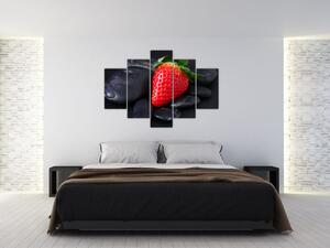 Obraz jahody (150x105 cm)