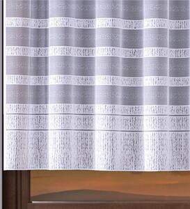 Forbyt, Hotová záclona alebo balkónový komplet, Karolína, biela 300 x 150 cm