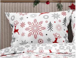 Carbotex Vianočné bavlnené obliečky Zimná rozprávka Rozmer: 1x70x90 / 1x140x200 cm