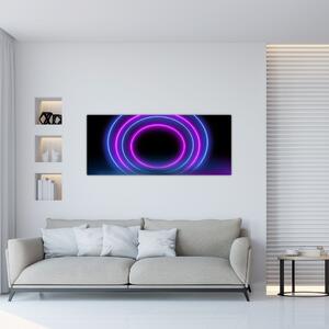 Obraz farebných kruhov (120x50 cm)
