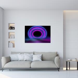 Obraz farebných kruhov (90x60 cm)