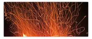 Obraz ohňa (120x50 cm)