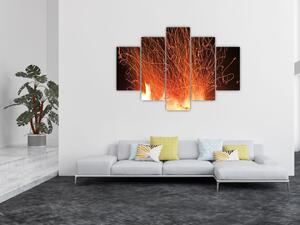 Obraz ohňa (150x105 cm)
