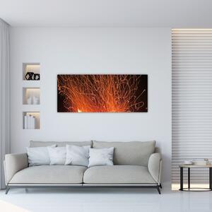 Obraz ohňa (120x50 cm)
