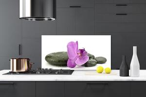 Sklenený obklad Do kuchyne Kvet kamene umenie 120x60 cm