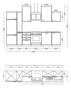 KUCHYNSKÁ LINKA AVILA 310 cm FlexWell - Online Only kuchyne, Online Only