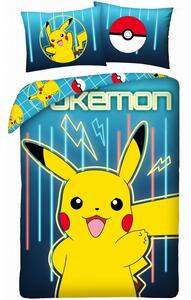 Bavlnené posteľné obliečky Pokémon Pikachu - 100% bavlna - 70 x 90 cm + 140 x 200 cm