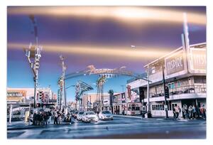 Obraz ulice v Las Vegas (90x60 cm)