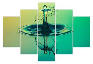 Obraz kvapky vody (150x105 cm)