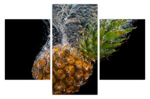 Obraz ananásu vo vode (90x60 cm)