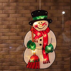 Vianočná LED ozdoba Snehuliak 45cm