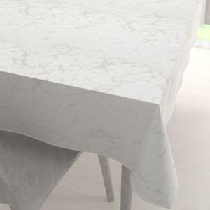 Biante Dekoračný obdĺžnikový obrus Parma PM-116 Strieborný mramor na krémovom 50x100 cm