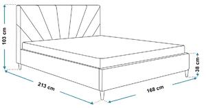 RBN Čalúnená posteľ Lux-3 Rozmer postele: 120x200