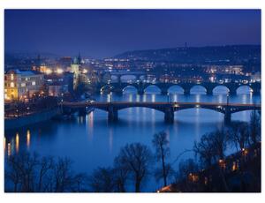 Obraz pražských mostov (70x50 cm)