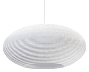 Závesná lampa Disc biela Ø 61 cm