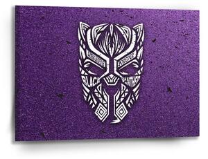 Sablio Obraz BLACK PANTHER wakanda forever Biely - 90x60 cm