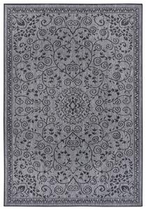 NORTHRUGS - Hanse Home koberce Kusový koberec Twin Supreme 105452 Leyte Night Silver – na von aj na doma - 200x290 cm
