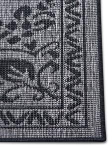 NORTHRUGS - Hanse Home koberce Kusový koberec Twin Supreme 105452 Leyte Night Silver – na von aj na doma - 160x230 cm