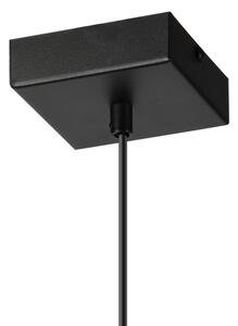 Luster na lanku ASTRID 1xE27/60W/230V matná čierna