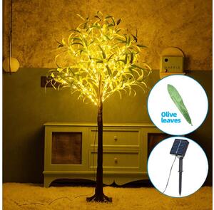 Aigostar - LED Solárna dekorácia 30xLED/2,6m IP65 teplá biela olive
