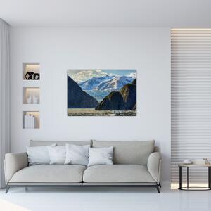 Obraz krajiny s horami (90x60 cm)