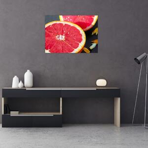 Obraz rozkrojených grapefruitov (70x50 cm)