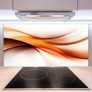 Sklenený obklad Do kuchyne Abstrakcie umenie vlny 100x50 cm