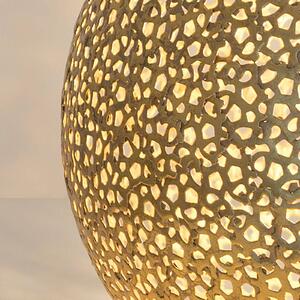 Stolná lampa Lily Grande, Ø 43 cm, zlatá