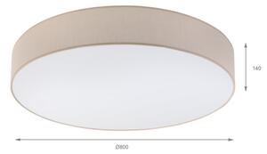 Brilagi - LED stropné svietidlo SIRIJA 6xE27/15W/230V priemer 80 cm béžové
