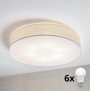 Brilagi - LED stropné svietidlo SIRIJA 6xE27/60W/230V priemer 80 cm krémová