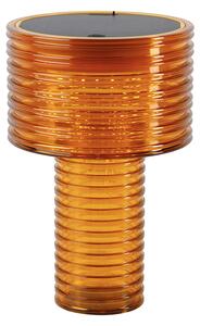 Stolná lampa oranžová plastová vrátane LED solárnej nabíjateľnej IP44 - Ambar