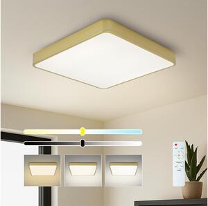 Brilagi-LED stmievateľné stropné svietidlo POOL LED/48W/230V 3000-6000K 50x50 cm zlaté+DO