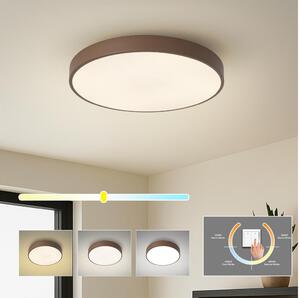 Brilagi - LED stropné svietidlo POOL LED/48W/230V 3000/4000/6000K 40 cm hnedé